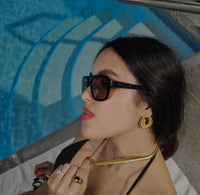 Abigail Textured Hoops