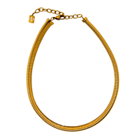 Fernanda Gold Coil Necklace - Nanda Jewelry