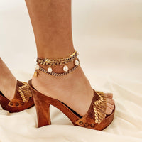 Maria Cuban Chain Anklet - Nanda Jewelry