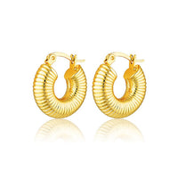 Kennedy Textured Chain Mini Hoops