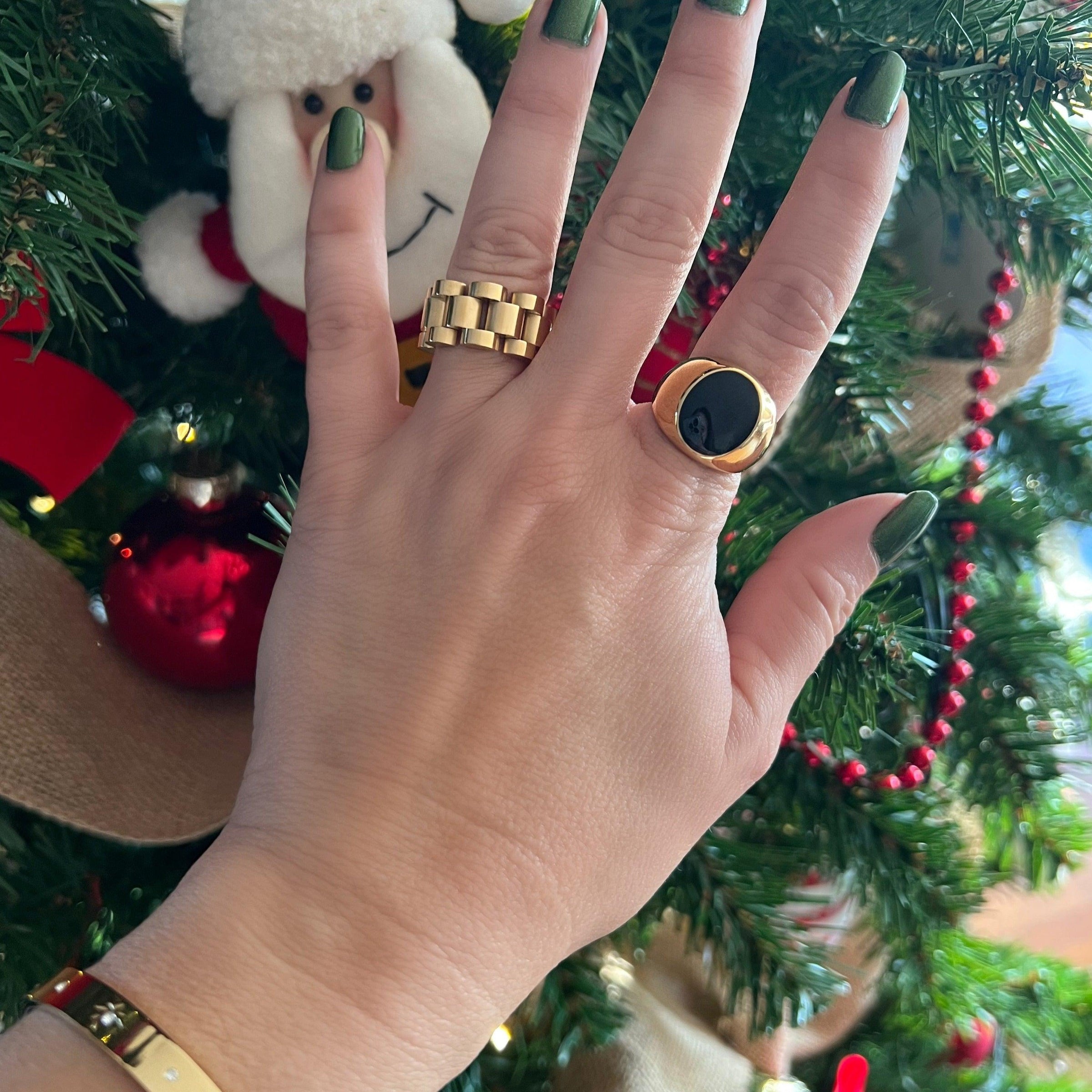 Cameron Enamel Ring - Nanda Jewelry