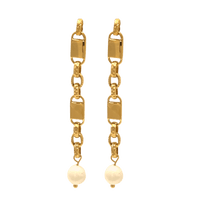 Chloe Pearl Drop Earrings - Nanda Jewelry