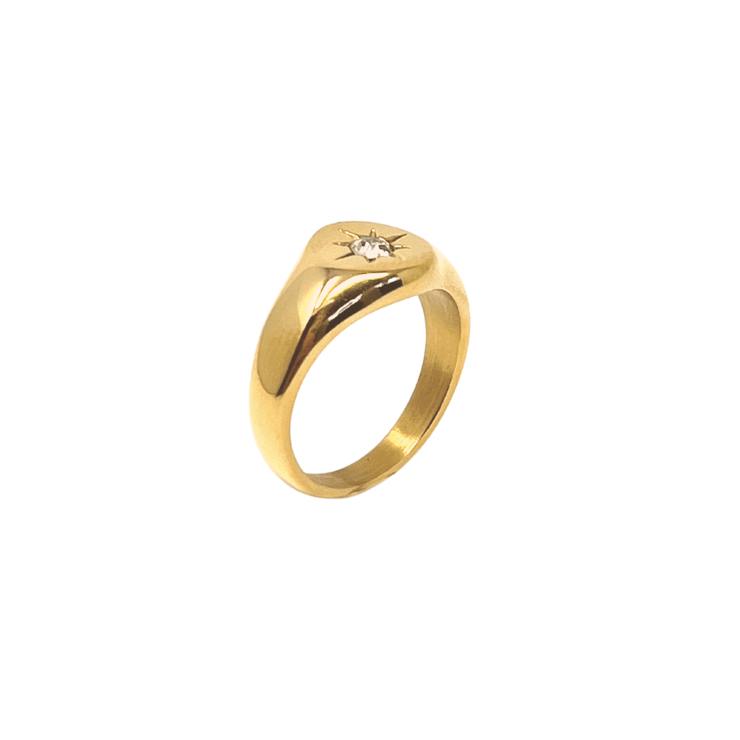 Claire Signet Ring - Nanda Jewelry