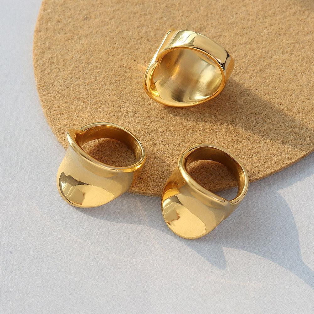 Ella Bubble Geometric Statement Ring - Nanda Jewelry
