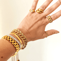 Eve Herringbone Bracelet - Nanda Jewelry