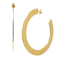Gabby Large Thin Hoops | Nanda Jewelry