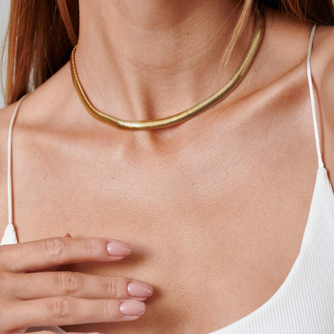 Harley Snake Chain Necklace - Nanda Jewelry