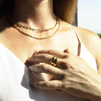 Isla Small Bubble Stacking Ring - Nanda Jewelry