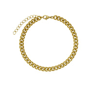 Maria Cuban Chain Anklet - Nanda Jewelry