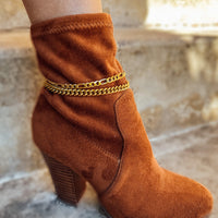 Maria Cuban Chain Anklet - Nanda Jewelry
