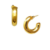 Michelle Mini Donut Hoops - Nanda Jewelry