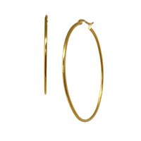 Sarah Oval Hoops - Nanda Jewelry