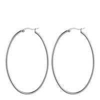 Sarah Oval Hoops - Nanda Jewelry