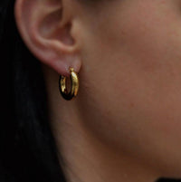 Tabitha Round Hoops - Nanda Jewelry