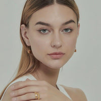 Tania Lock Earring - Nanda Jewelry