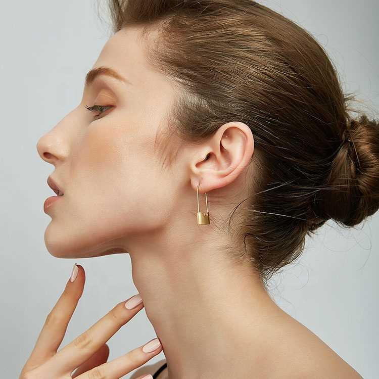 Tania Lock Earring - Nanda Jewelry
