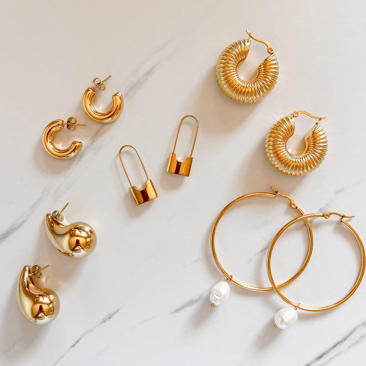 Nanda Jewelry Gold Earrings Collection