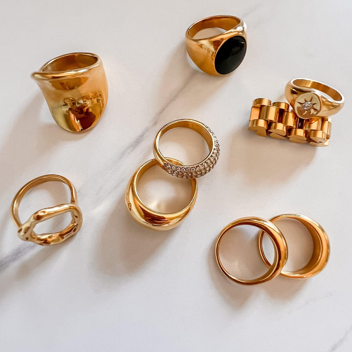 Nanda Jewelry Gold Rings