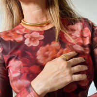 Fernanda Gold Coil Necklace