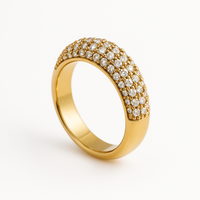 Crystal CZ Dome Ring