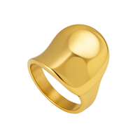 Ella Bubble Geometric Statement Ring