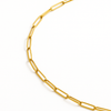 Emma Dainty Paper Clip Necklace