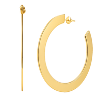 Gabby Large Thin Hoops