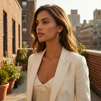 Gabby Large Thin Hoops