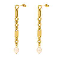 Chloe Pearl Drop Earrings