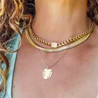 Emily Cuban Necklace - Nanda Jewelry