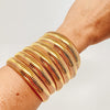 Jasmine Snake Chain Coil Bracelet - Nanda Jewelry