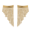 Layla Short CZ Tassel Earrings - Nanda Jewelry