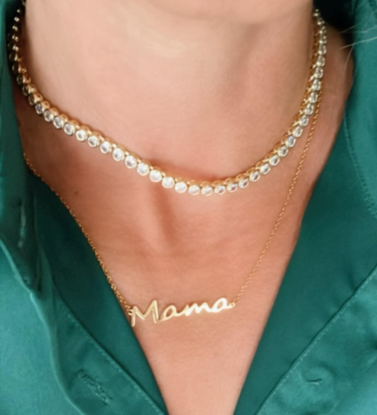 Melanie Tennis Necklace - Nanda Jewelry