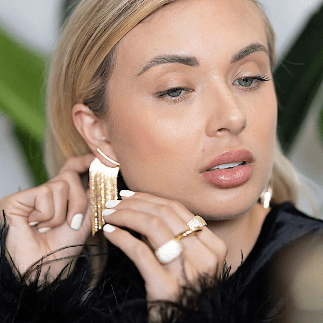 Valentina Long Tassel Earrings - Nanda Jewelry