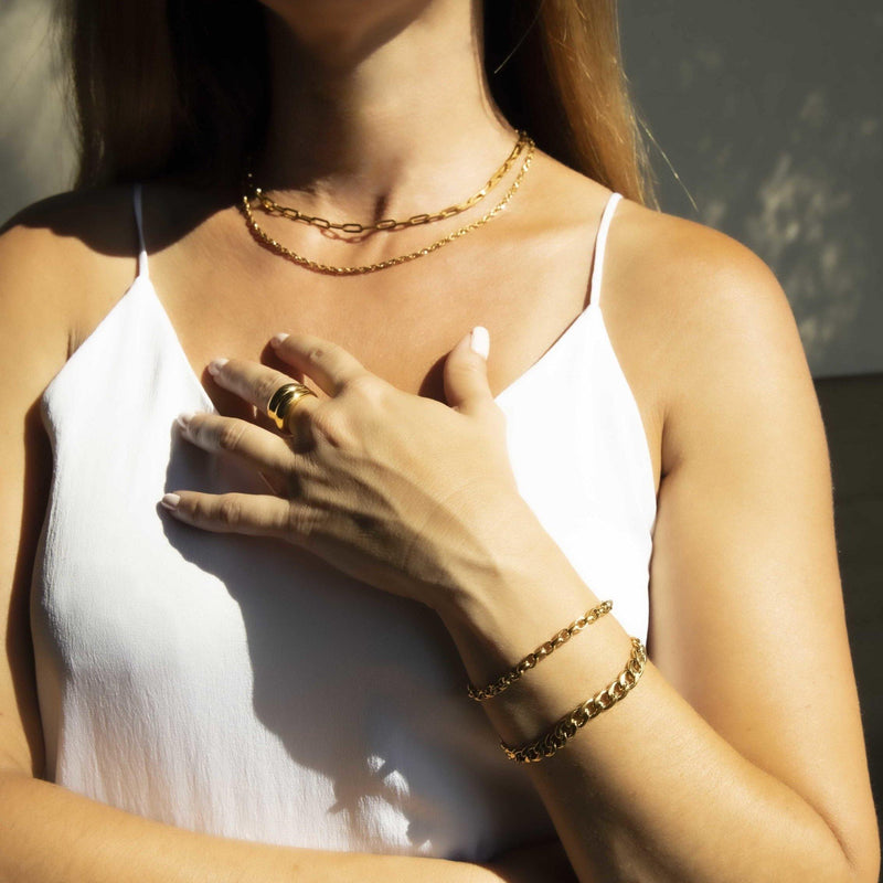 Carrie Rolo Chain Bracelet - Nanda Jewelry