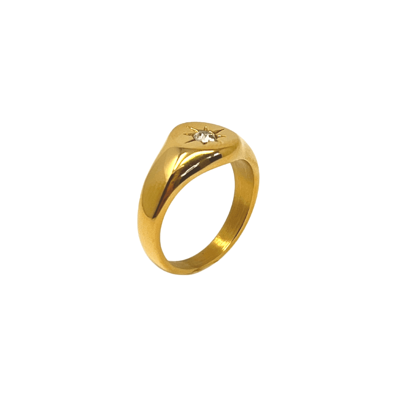 Claire Signet Ring - Nanda Jewelry