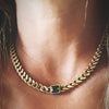 Emily Cuban Necklace [18K Gold Plated] - Nanda Jewelry