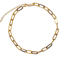 Lindsay Paperclip Necklace - Nanda Jewelry