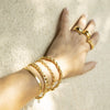 Lizzie Twisted Chain Bracelet - Nanda Jewelry