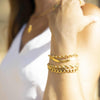 stainless steel 18K gold plated jewelry