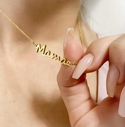 Gold Filled MAMA Necklace – Alexandra Gioia